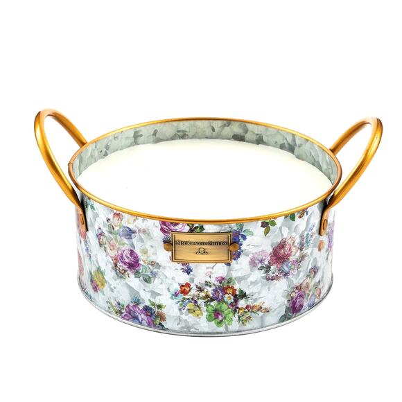 Brand New Mackenzie-Childs Flower Market Large Citronella Candle - Picture 1 of 3